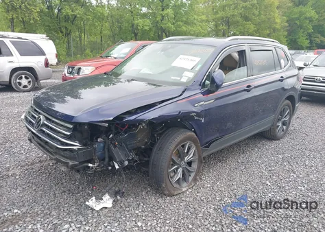 2022 Volkswagen Tiguan 2.0T Se from USA, damaged, VIN 3VV2B7AX1NM165598